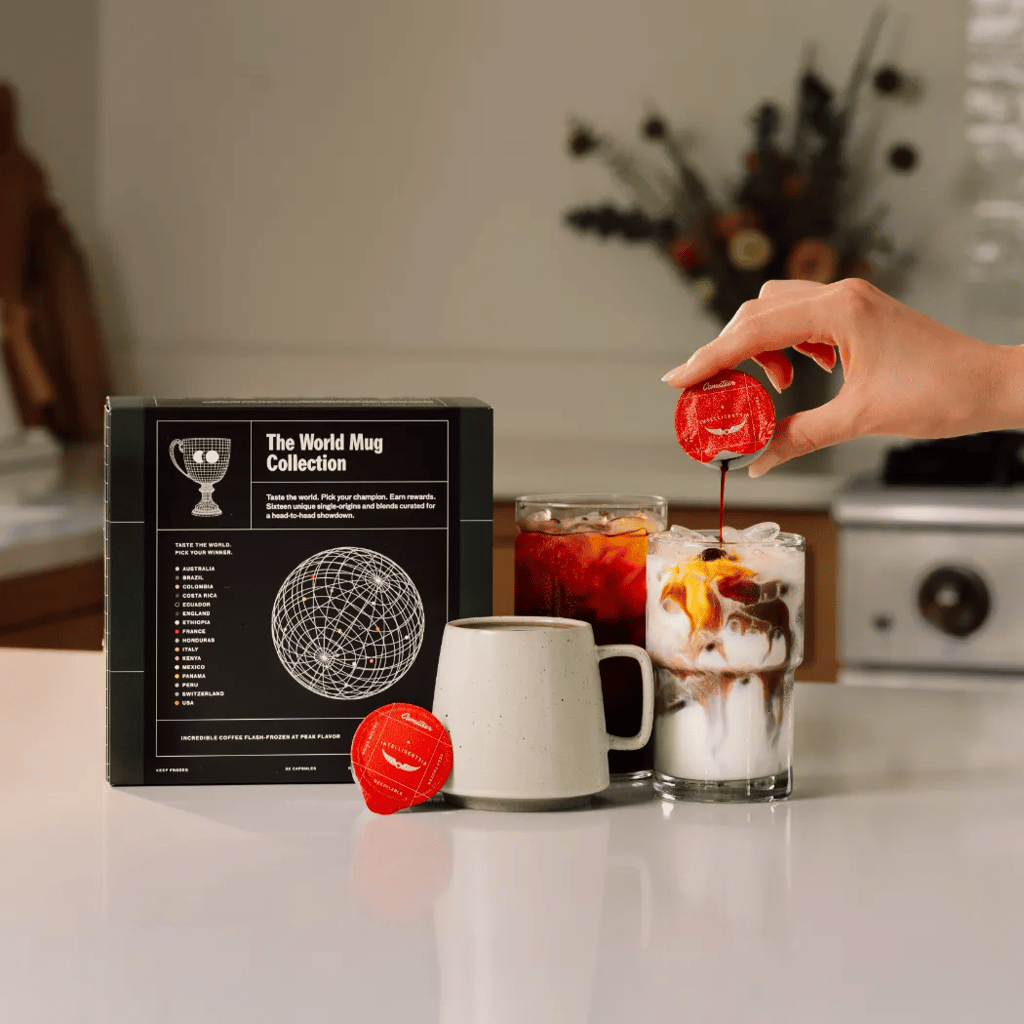 Cometeer coffee from the World Mug Collection