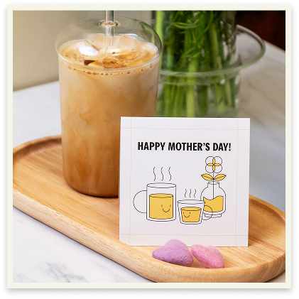 Greeting card to tell her you love her