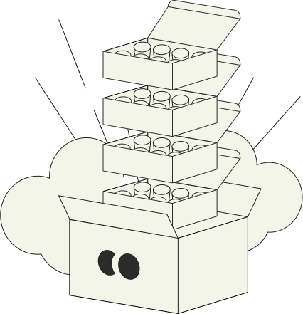 24 frozen capsules shipped on dry ice to your door